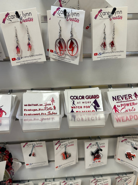 Lovejoy Leopards Acrylic Earrings, Keychains, and More!
